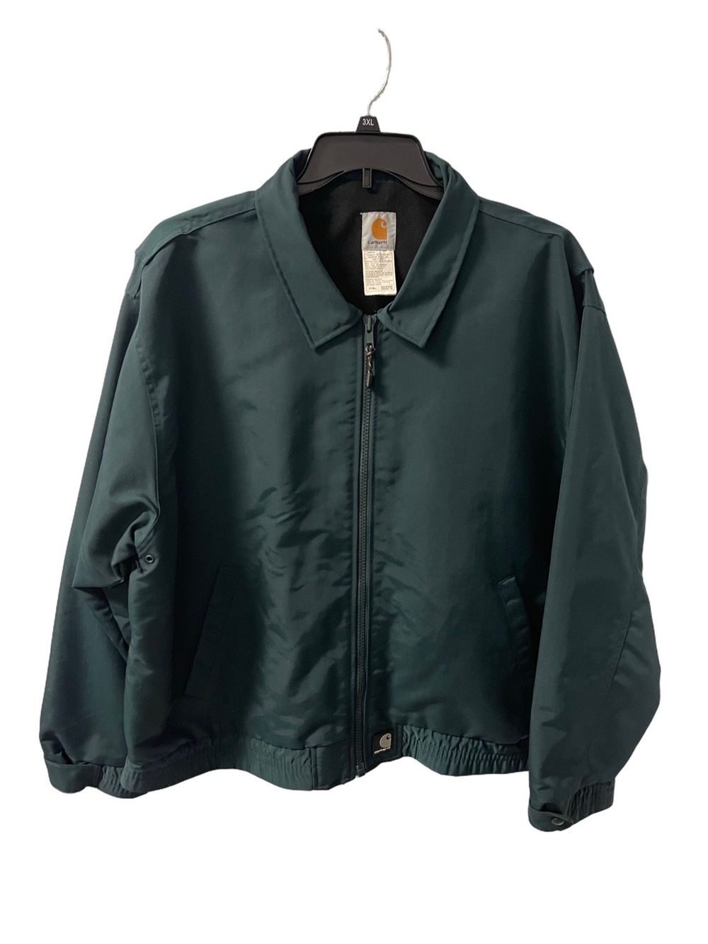 Carhartt Vintage Men's 3XL Lined Bomber Zip Up Jacket J73MLL Forest Green 90s